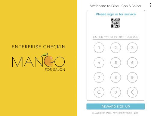 Android application Mango Checkin screenshort