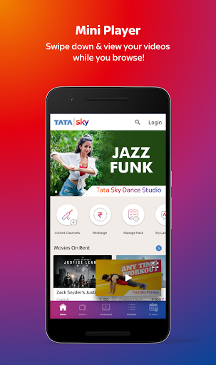 Tata Sky Mobile- Live TV, Movies, Sports, Recharge  screenshots 2