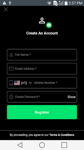 Android application One Mobile PF Cloud screenshort
