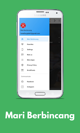 Android application Mari Berbincang : Online screenshort