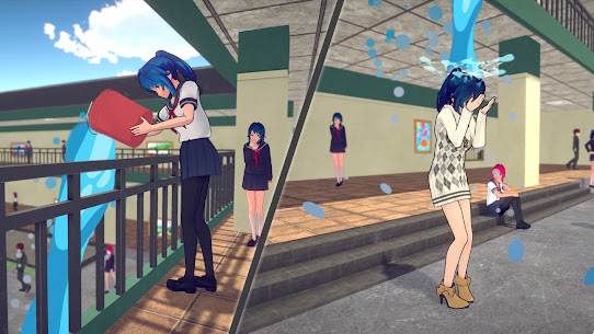 Anime High School Girl Life 3D MOD APK (Unlimited Money) 4