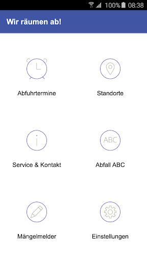 Android application Wir räumen ab! screenshort