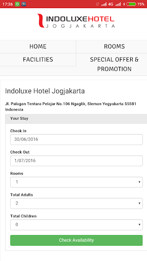 Indoluxe Hotel Screen 3