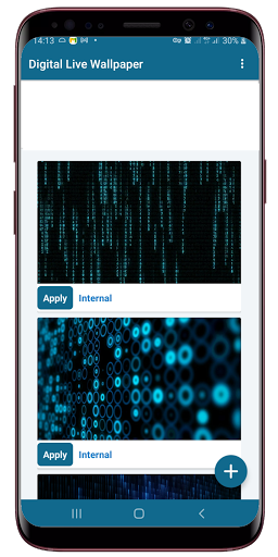 Android application Technology Live Wallpaper screenshort