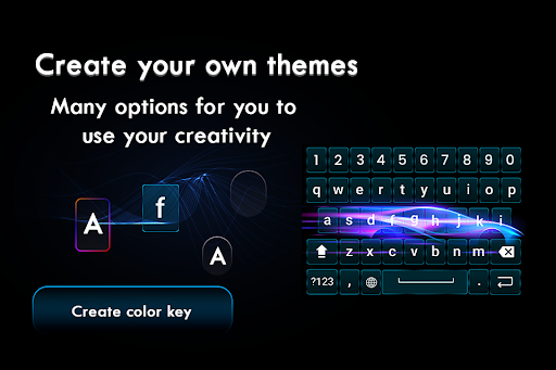 Neon Keyboard - RGB Lighting Colors