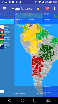 Mapa Ameryki Południowejのおすすめ画像1