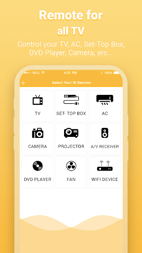 Android application Remote control for all TV-Univ screenshort