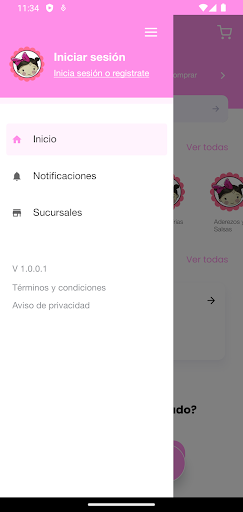 Android application Cremería Marley screenshort
