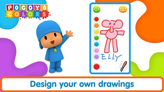 Pocoyo Colors:  Fun drawings! Screenshot