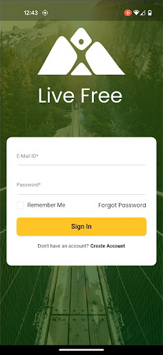 Android application LiveFree Neuro Empowerment screenshort