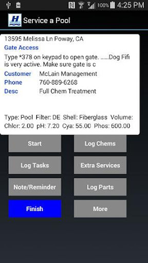 HydroScribe Mobile App Screen 2