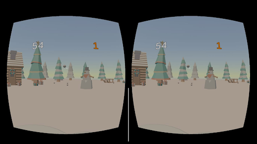 Android application Snow Fight VR screenshot
