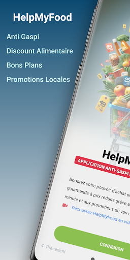 Android application HelpMyFood anti-gaspi screenshort