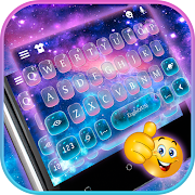 Dreamy Galaxy Keyboard Theme