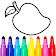 Fruits Coloring Pages - Game for Preschool Kids icon