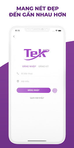 Android application TekNails screenshort