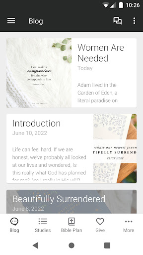 Screenshot of Love God Greatly
