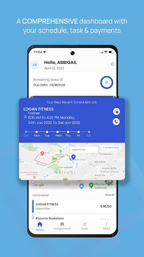 Screenshot of StaffNow