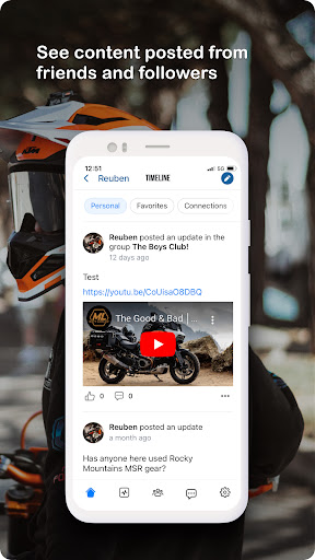 MeetupMoto - Motorcycle Groups Screen 2