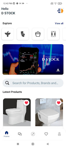 Android application E Store screenshort