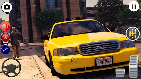 出租車司機遊戲-出租車汽車遊戲 出租車遊戲模擬器：出租車遊戲