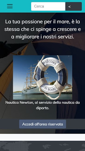 Android application Portale Nautica Newton screenshort