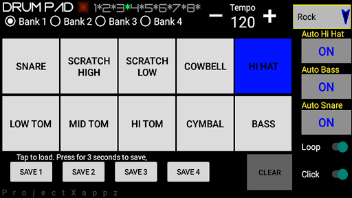 Android application Drum Pad screenshort