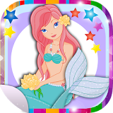 Mermaid stickers icon