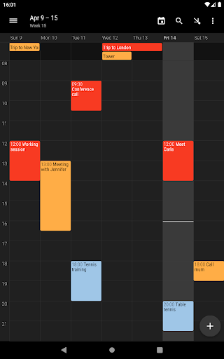 Screenshot of Simple Calendar - Plan Easily