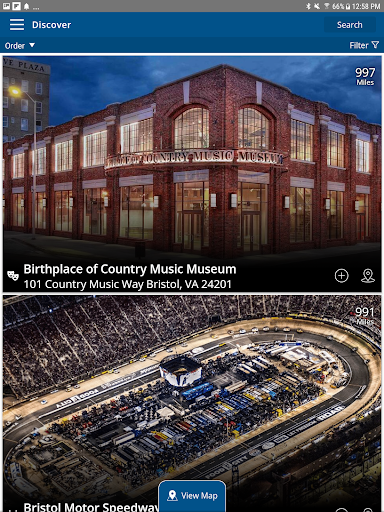 Screenshot of Discover Bristol TN | VA