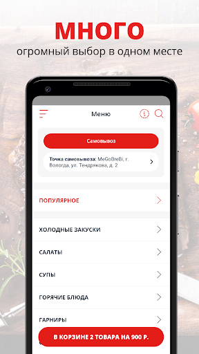 Android application MeGoBreBi | Вологда screenshort