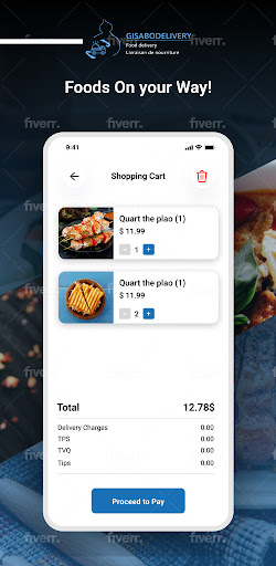 GisaboDelivery Screen 2