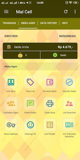 Android application Mal Cell screenshort