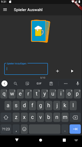 Android application Dein Trinkspiel screenshort