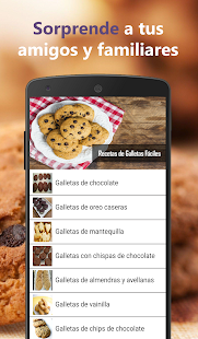 Recetas de galletas caseras Screenshot