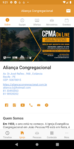 Aliança Congregacional Screen 3