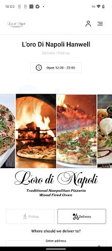 Android application L'oro Di Napoli Hanwell screenshort