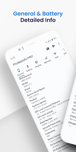 Android application PhoNetInfo PRO - Device Info screenshort