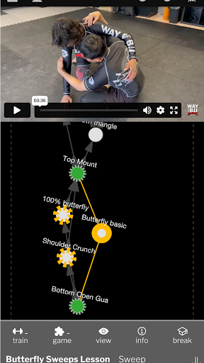 Android application Way of BJJ screenshort