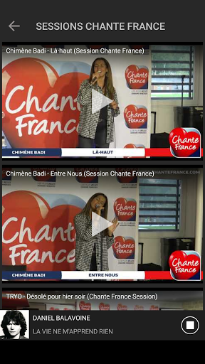Chante France Screen 2