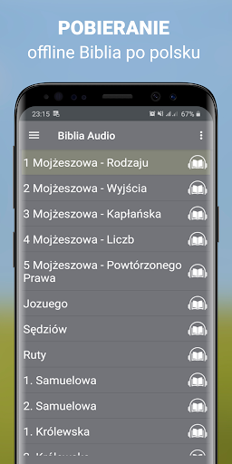 Android application Pismo święte na każdy dzień screenshort