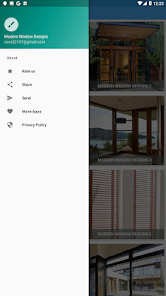 Captura de Pantalla 10 Diseños modernos de la ventana android