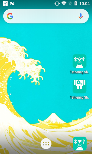 Android application Shortcut to Tethering Setting screenshort