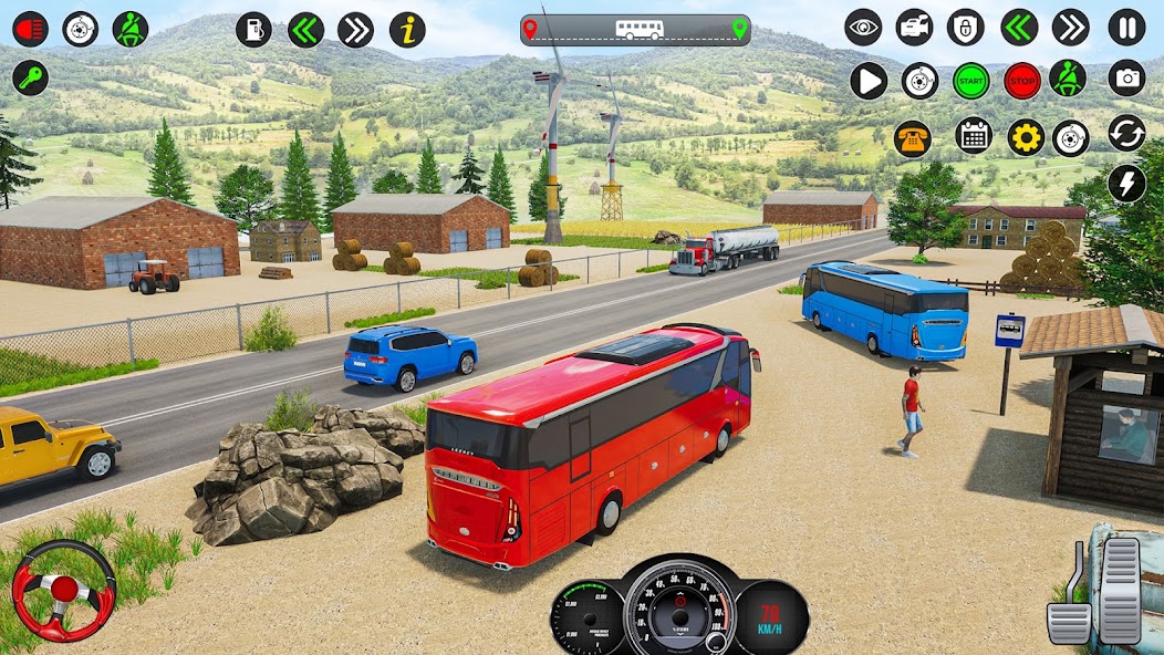 Offroad Bus Driving Simulator 1.1.1 APK + Mod (Free purchase) for Android