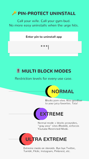 Captura 4 DETOXIFY - Porn App Blocker android