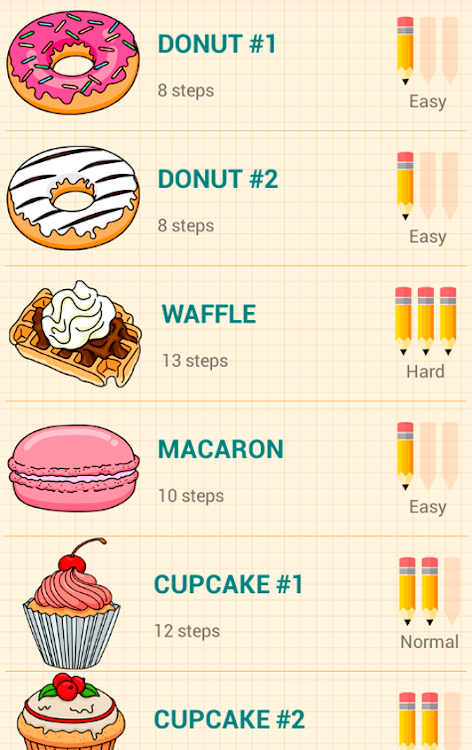 How to Draw Desserts - 5.3 - (Android)