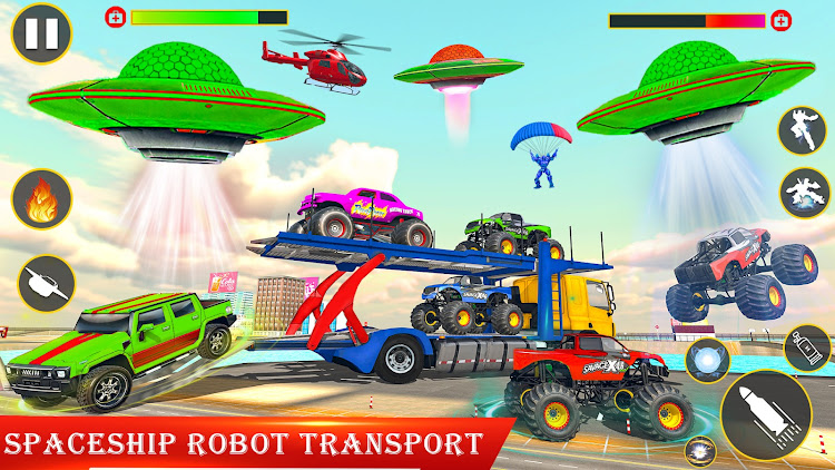Spaceship Robot Transport Game by Go Jins - Robot Games and Shooting Games  - (Android Games) — AppAgg