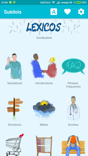 Aperçu de l'application