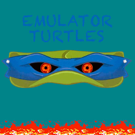 Turtles Retro Fighting Ninja logo
