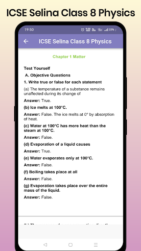 ICSE Selina Class 8 Physics Screen 2